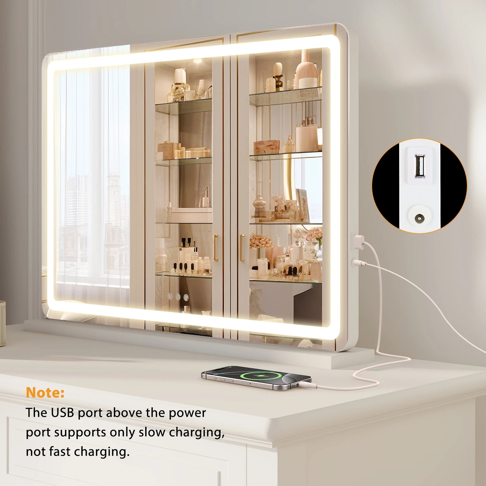 All-in-One LED Vanity Mirror